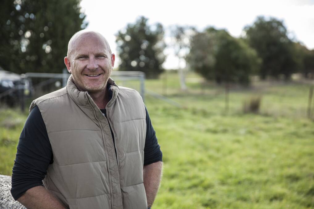 IDEAS MAN: Chef and restaurateur Matt Moran, pictured at his farm, has purchased the Rockley pub and will renovate it under stage one of his plans for the village. Photo: SUPPLIED 