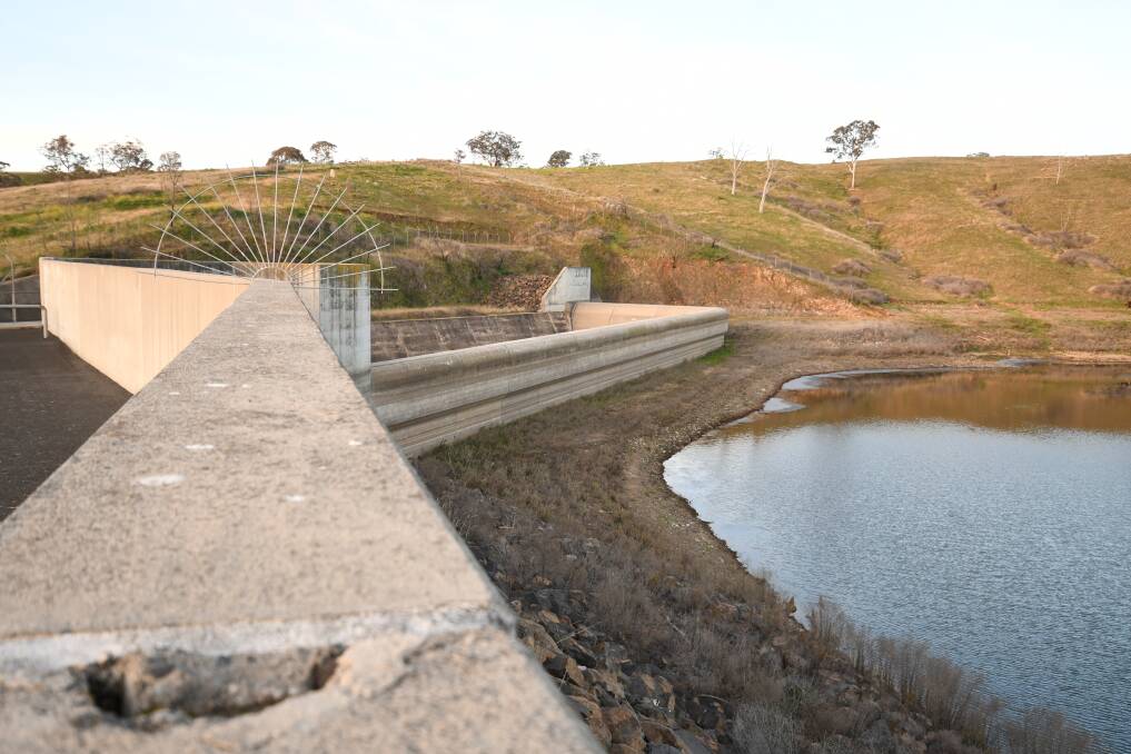 How Chifley Dam look on July 21, 2020. 