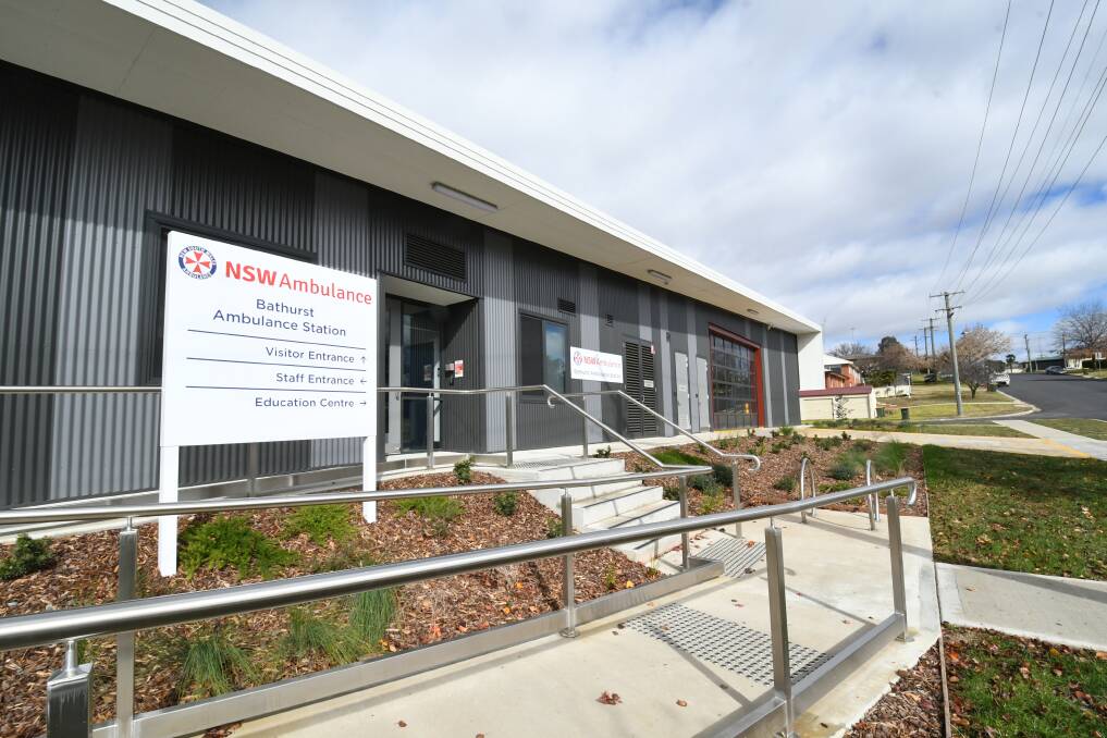 CAUSE FOR CONCERN: The new Bathurst Ambulance Station was built without solar panels and has only one water tank. Photo: CHRIS SEABROOK 060419cambos1