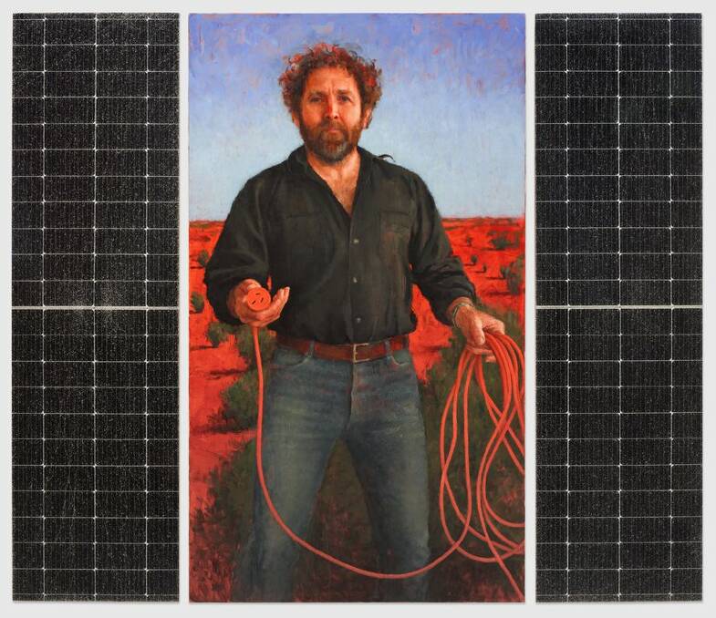 FINALIST: Jude Rae's work, The big switch - portrait of Dr Saul Griffith.