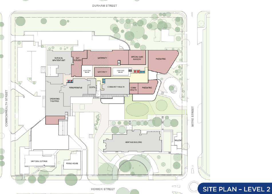 PLANS: The concept design for the $200 million Bathurst Hospital redevelopment