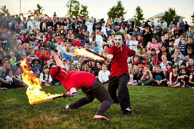 SHOWCASING SKILLS: Circaholics Anonymous, a troupe of fire manipulators, is one of the professional acts coming to Bathurst for the Catapult Festival this week. Photo: SUPPLIED