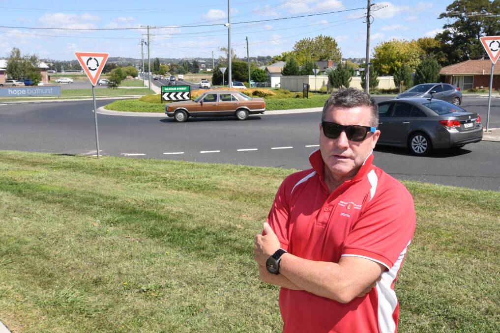 NO NEED FOR LIGHTS: Councillor Warren Aubin doesn't think traffic lights at this intersection would solve the major congestion problems on Hereford Street. Photo: CHRIS SEABROOK 031418crounda
