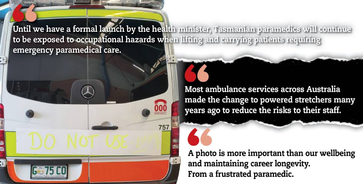 Paramedics told not to use new equipment