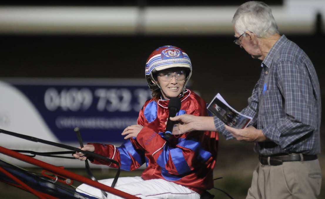 Not confident: Amanda Turnbull expects Brad Hewitt's My Casino Belle to win the $30,600 Red Ochre final on Friday night. Photo: FILE
