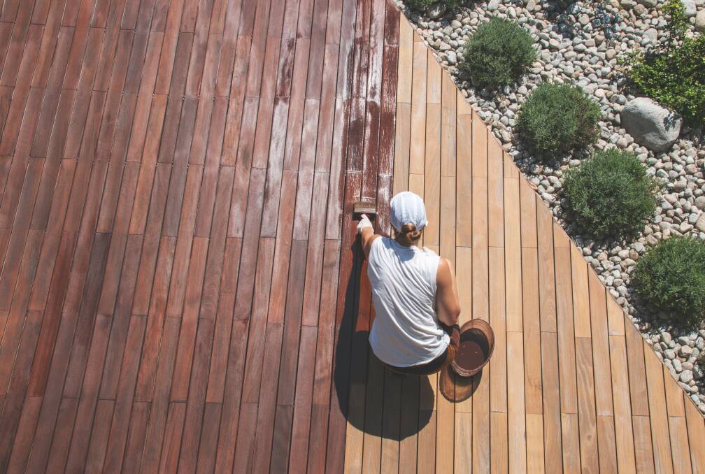 Maintaining your deck will not only protect it but will make it more attractive and a more enjoyable hang-out space, but it will also save you big bucks in the long run. Picture: Shutterstock.