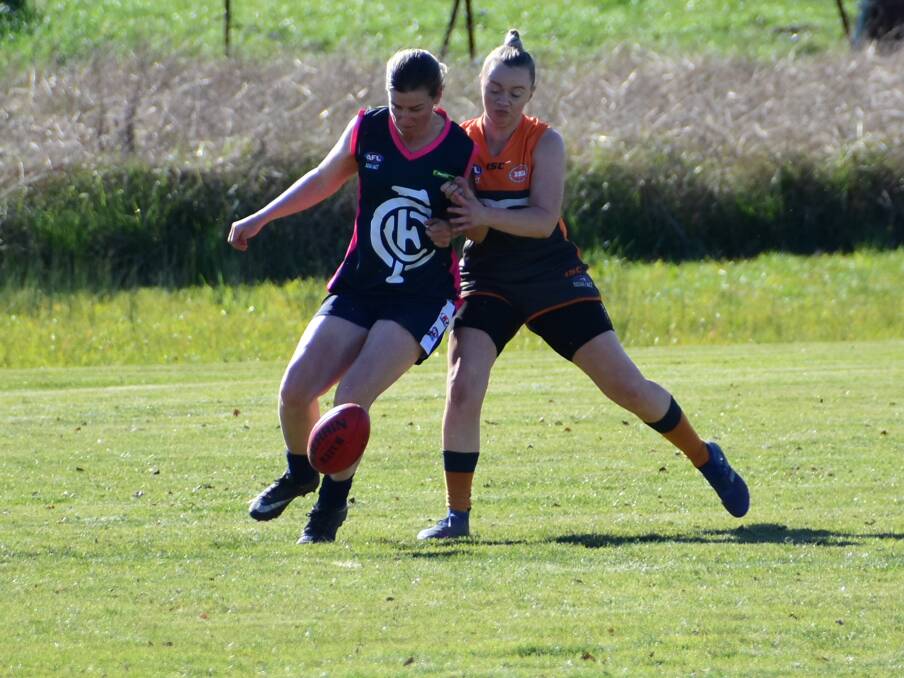 The Bathurst Giants women are in reach of the of the minor premiership after beating Cowra on Saturday. Photos: MATT CHOWN