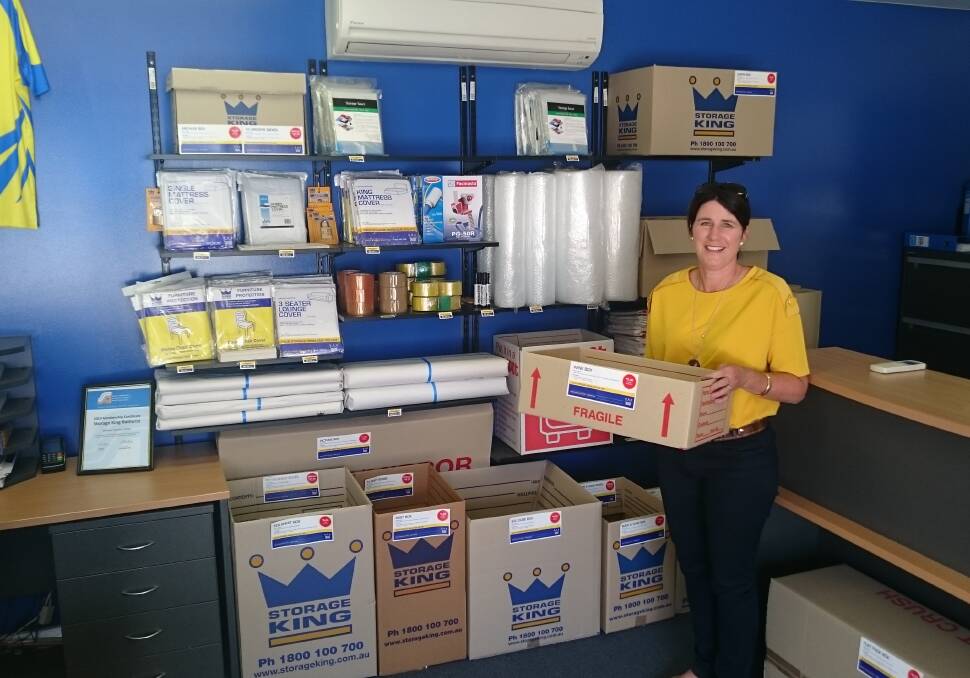 All hail the king: From insurance and packing materials to storage units for any needs, Liz and the team from Storage King can help. Photo: A.Lotherington.