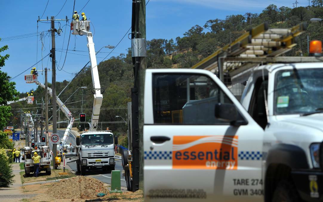 Essential Energy crews have been working around the clock to restore power across the Central and Far West. Image: File.