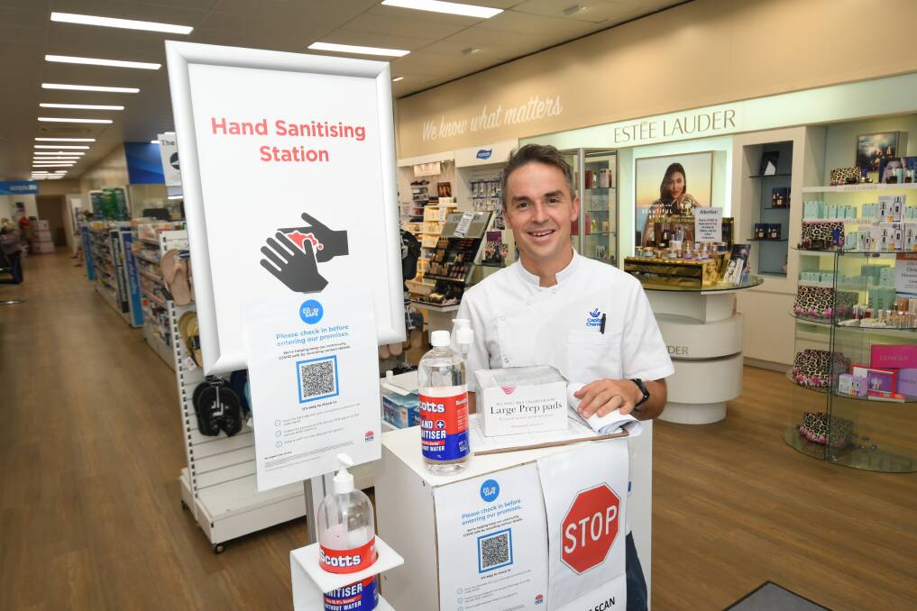 HELPING HANDS: Local pharmacist, Marcus Heiner, was excited about helping with the vaccination rollout, saying the quicker people get vaccinated, the sooner life can start to return to normal. Photo: Chris Seabrook