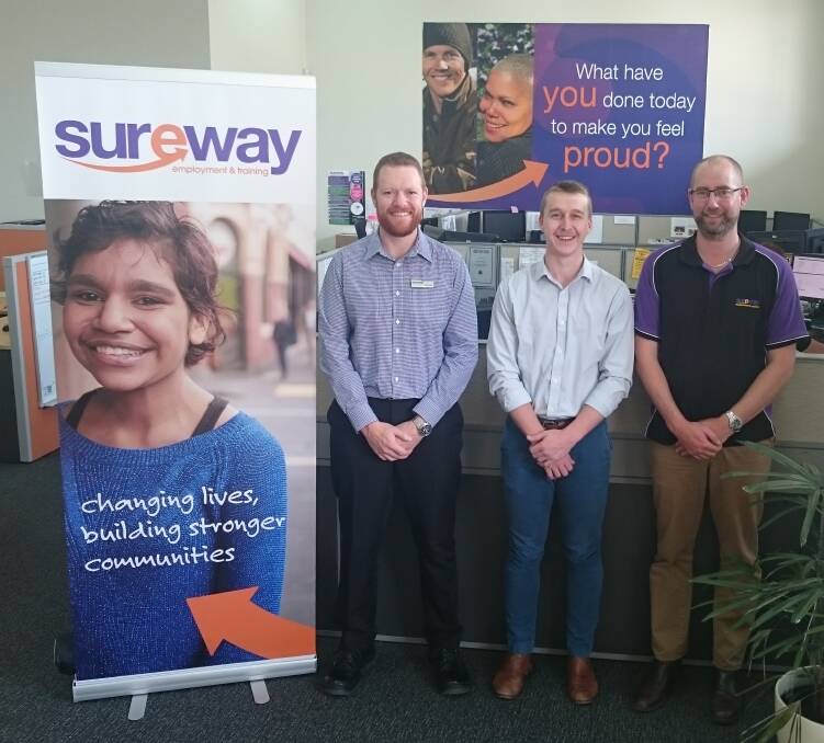 Helping hands: The team from Sureway Bathurst are always available to help job seekers find a new career path. Photo: Andrew Lotherington.