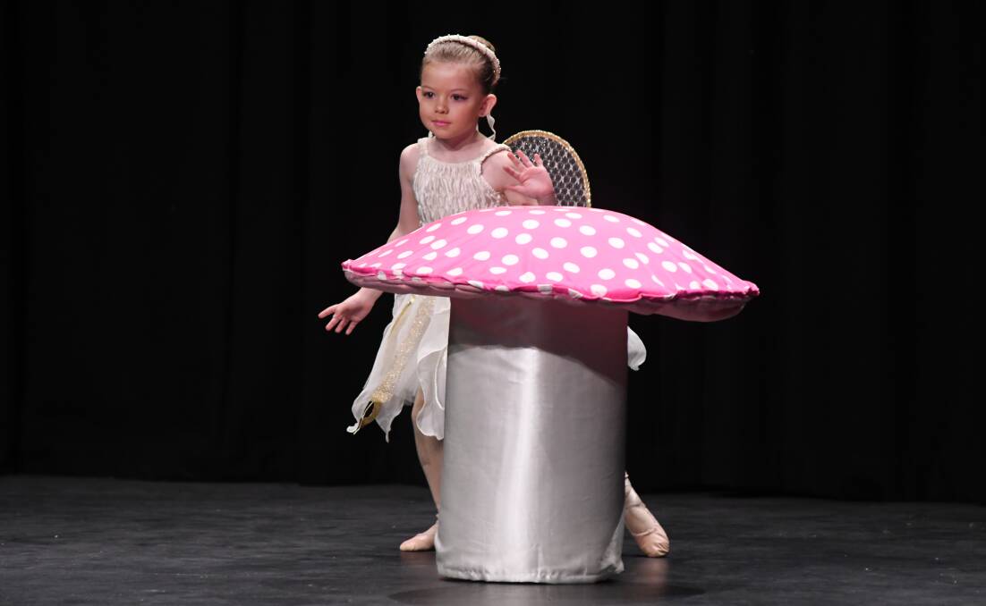 Top Effort: Ava Smithers, from Young, in the six years and under demi-character solo category. Photo: Chris Seabrook.