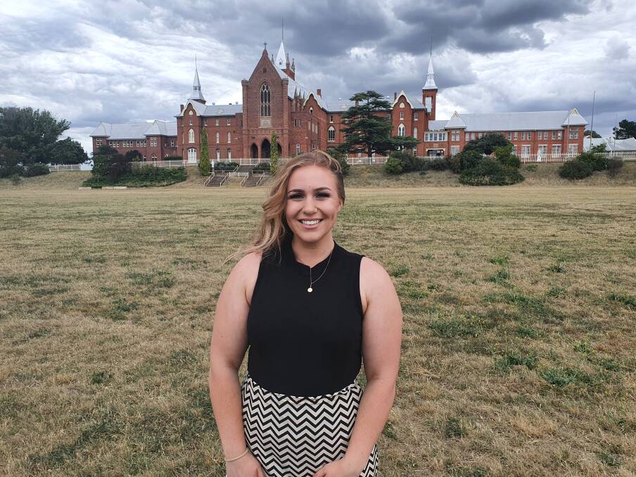 FRESH FACE: Bathurst CSU graduate, Isabella Jacobson is the newest member of the teaching staff at St Stanislaus College. Photo: Andrew Lotherington