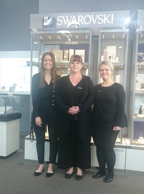 Service with a smile: Liz Packham, Carol Suffong and Brittany Rue from Regency
Jewellers can offer you a range of stunning and exquisite jewellery. Photo: File.