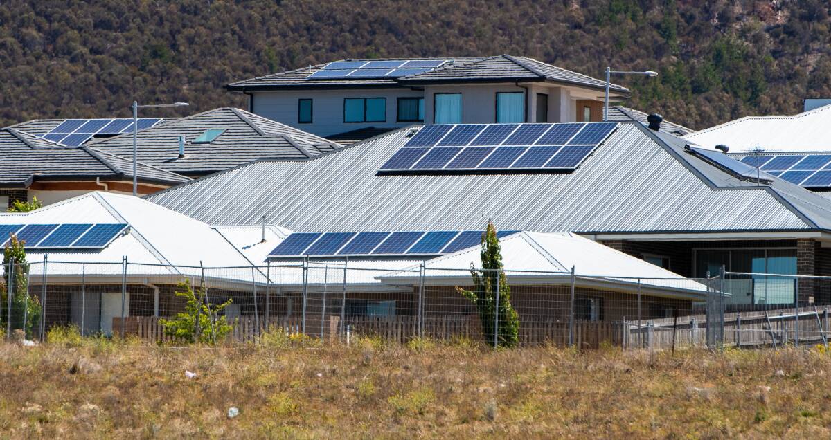 GOING UP: Solar panels are becoming more popular. Photo: ELESA KURTZ