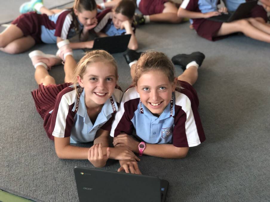 Bright Beginning: Students at Holy Family are always encouraged and challenged to give their personal best by supportive and caring staff. Photo: Supplied.