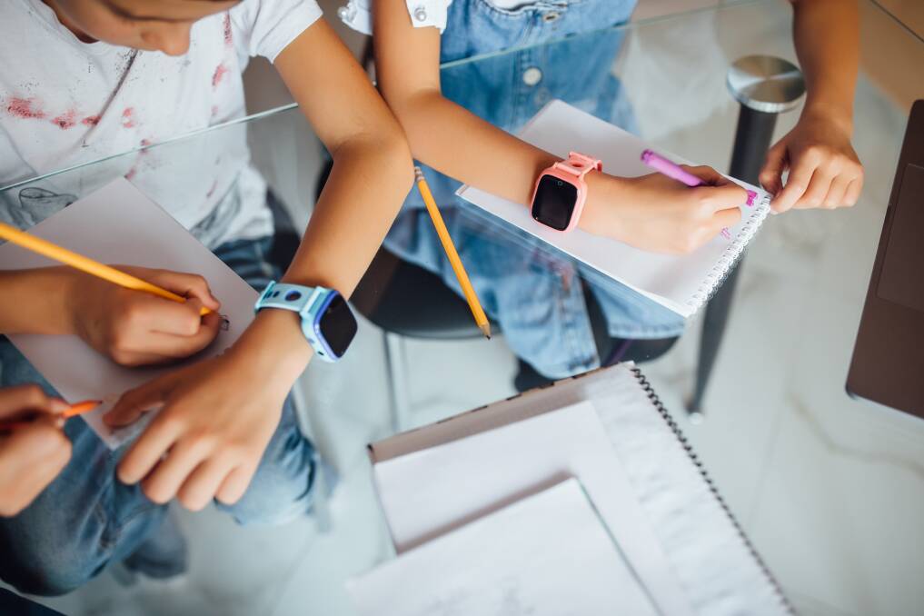 KEEPING IN CONTACT: Smart watches like the Spacetalk devices are becoming more popular with parents due to their parental controls and safety features. Photo: Shutterstock.