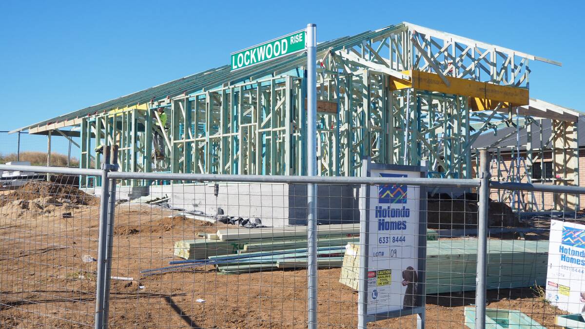 Hotondo Homes is just one of many construction companies in Bathurst that are overseeing a significant rise in new hoe being built. Image: Sam Bolt.