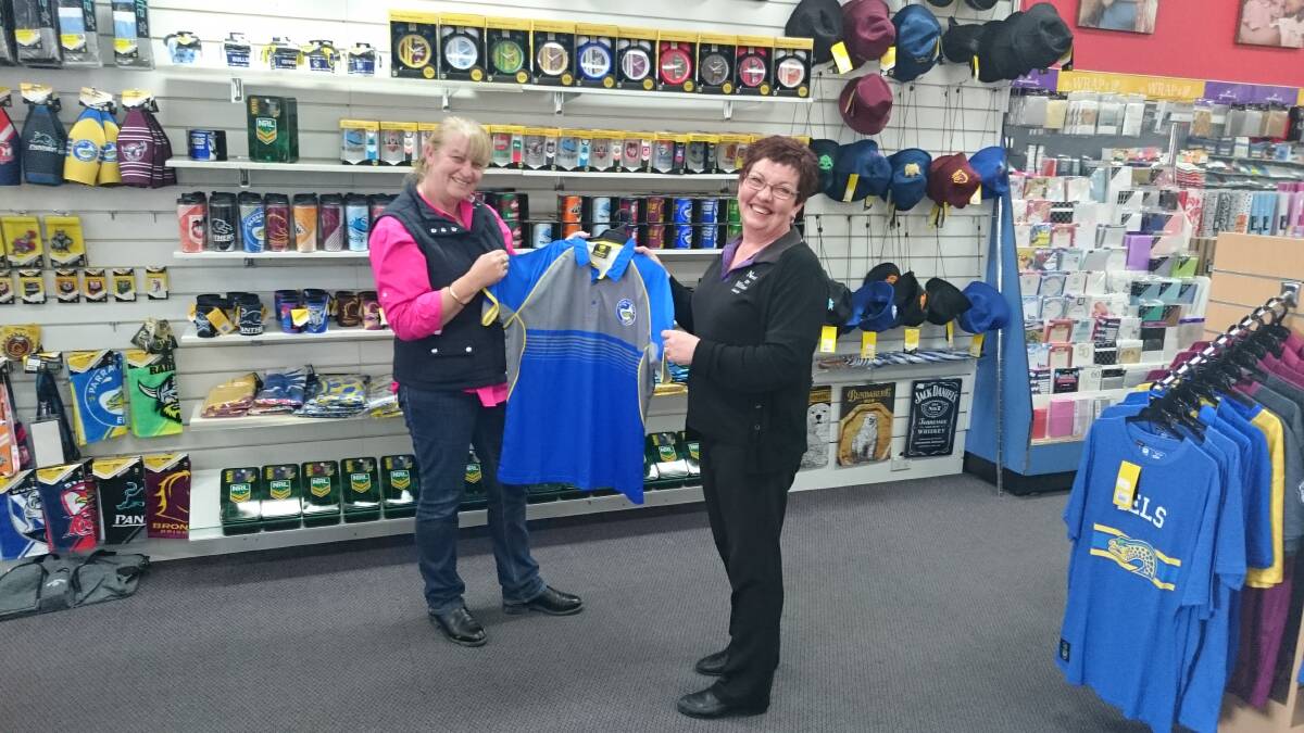 Super Sale: Whether it's an NRL top for yourself, or a gift for someone special, Felicity and the team from News On William are ready to help. Photo: File.