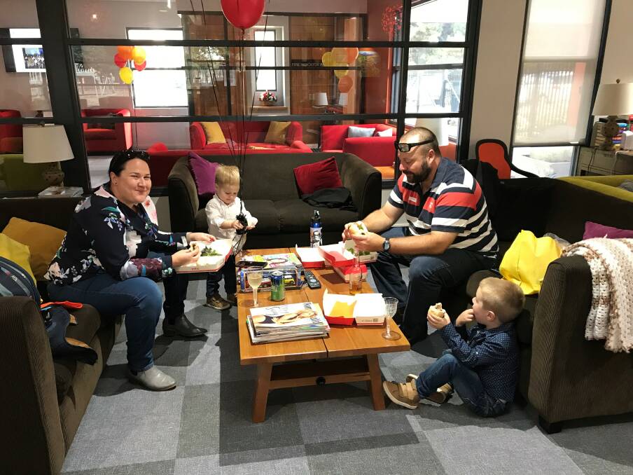 Appreciation: The Dunn Family are just one of many families who have benefited from the service and support offered by RMH Orange. Photo: Supplied.