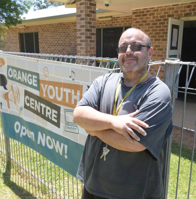 MAKING THE LINK: Glenroi Youth Hub project leader Sarkis Achmar recently relocated to Orange from Western Sydney. PHOTO: JUDE KEOGH