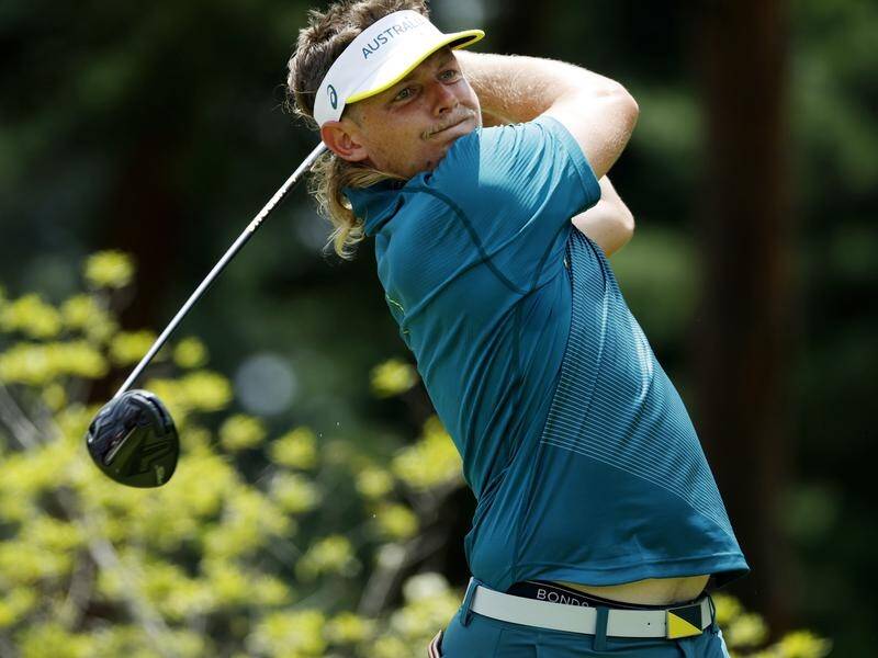 Australia's Cameron Smith has fired a 66 in round three of the Olympic golf tournament in Tokyo.