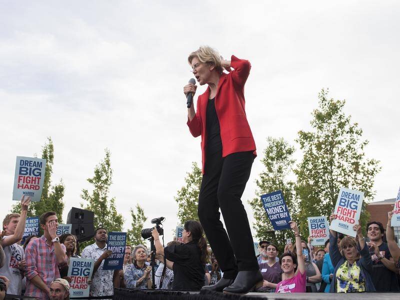 Elizabeth Warren has called for overhauling US federal law to ensure abortion access.