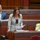 Jacqui Lambie sought a conference between the two houses of parliament over workplace reforms. (Mick Tsikas/AAP PHOTOS)