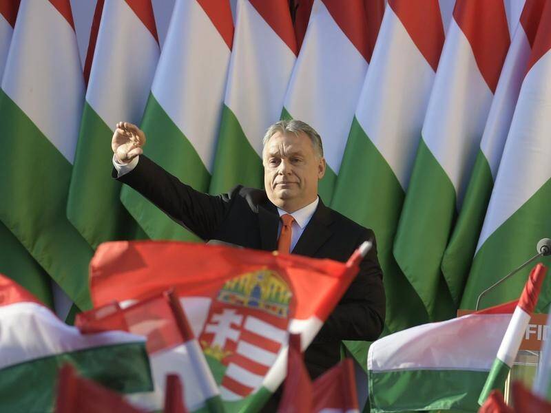 Anti-immigration Hungarian PM Viktor Orban is expected to be returned to office.