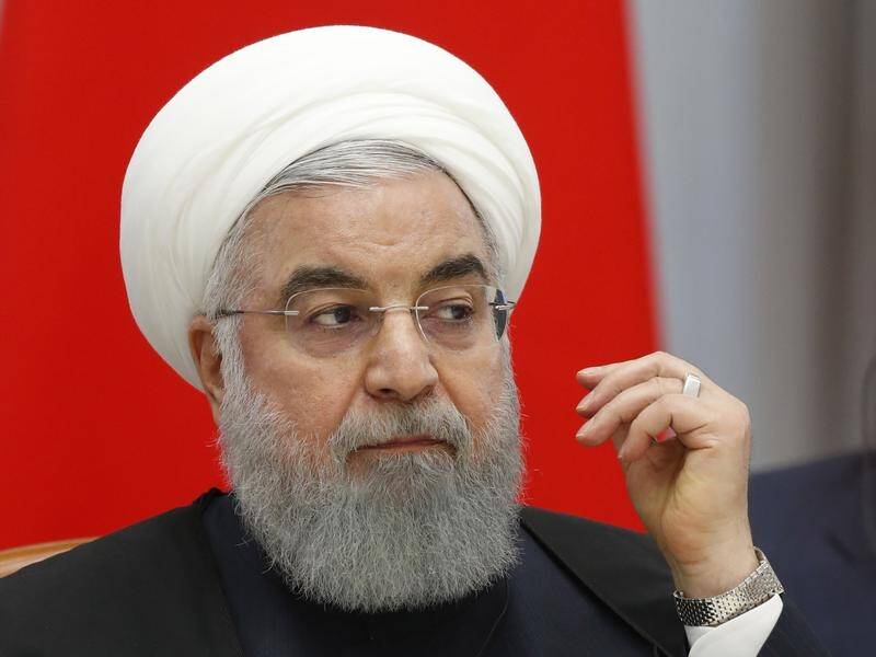Iranian President Hassan Rouhani says the US will not achieve its goal of Iran regime change.