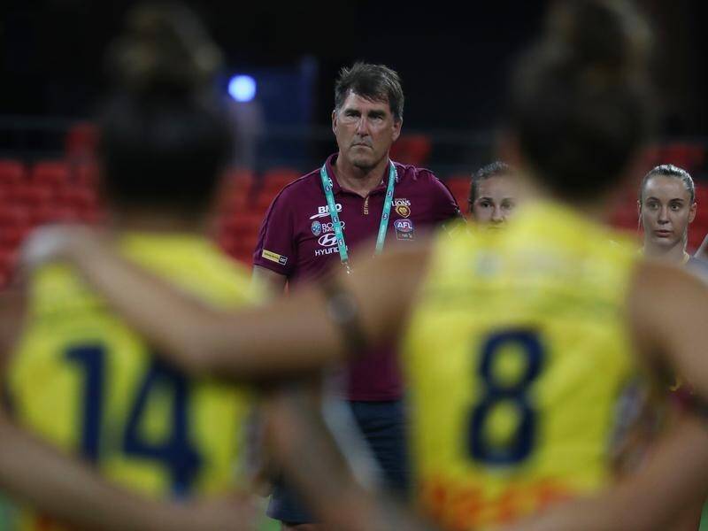 Craig Starcevich has extended his reign as Brisbane's AFLW coach for two more seasons. (Jason O'BRIEN/AAP PHOTOS)