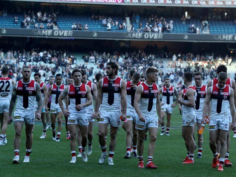 St Kilda face a season-defining sequence of AFL games after suffering a fourth straight loss.