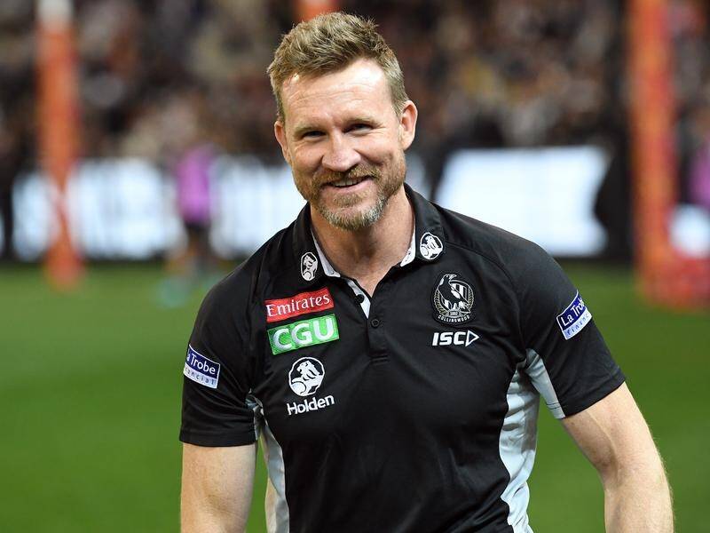 Nathan Buckley says giant-killing Collingwood are already focused on the AFL grand final.