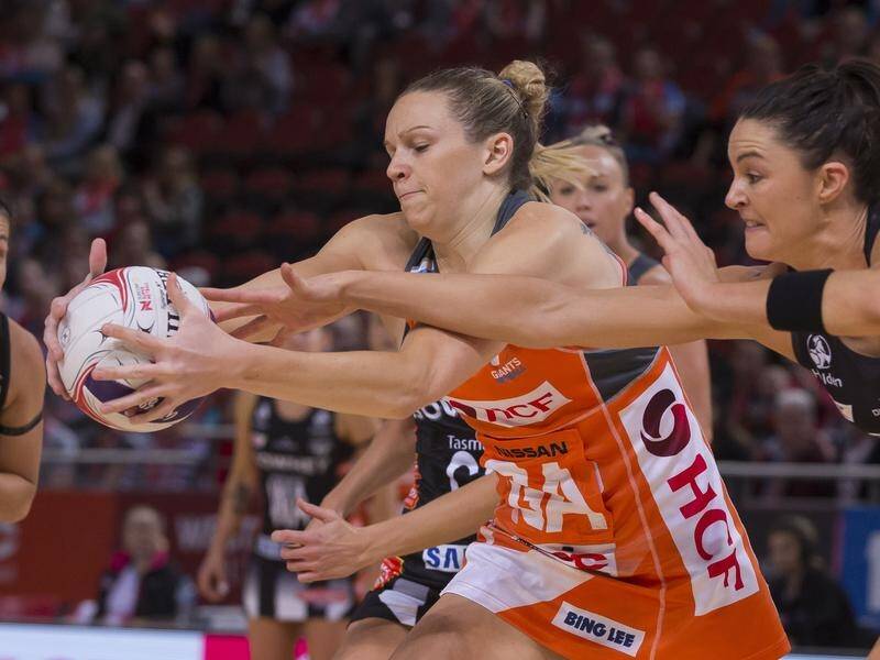 Jo Harten played a starring role in Giants' 63-60 win over Collingwood Magpies.