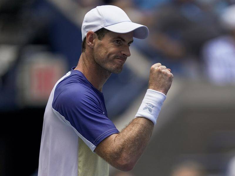 Andy Murray has enjoyed a four-set second-round win over American wildcard Emilio Nava in New York. (AP PHOTO)