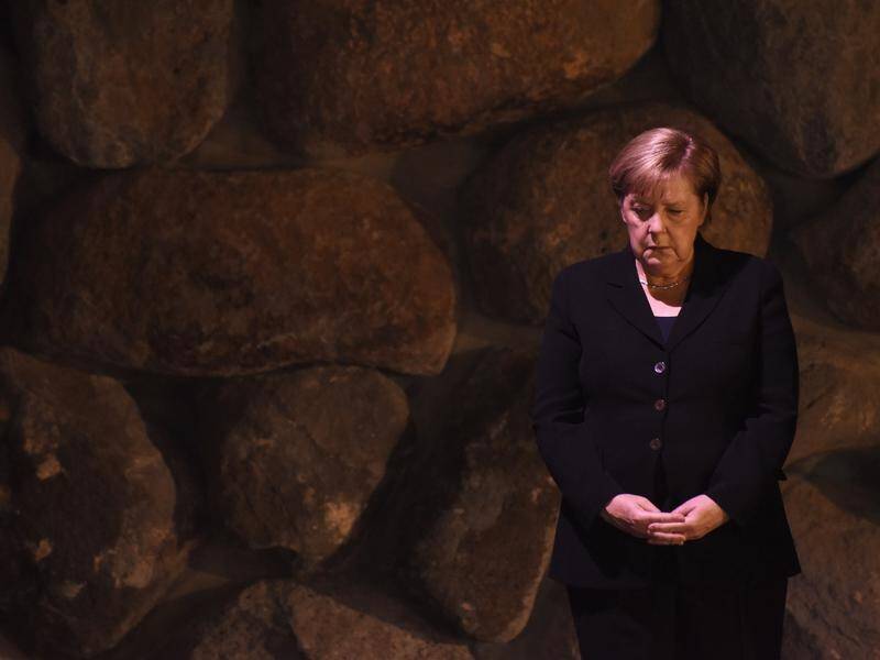 German Chancellor Angela Merkel described the Holocaust as a crime that has no equal.