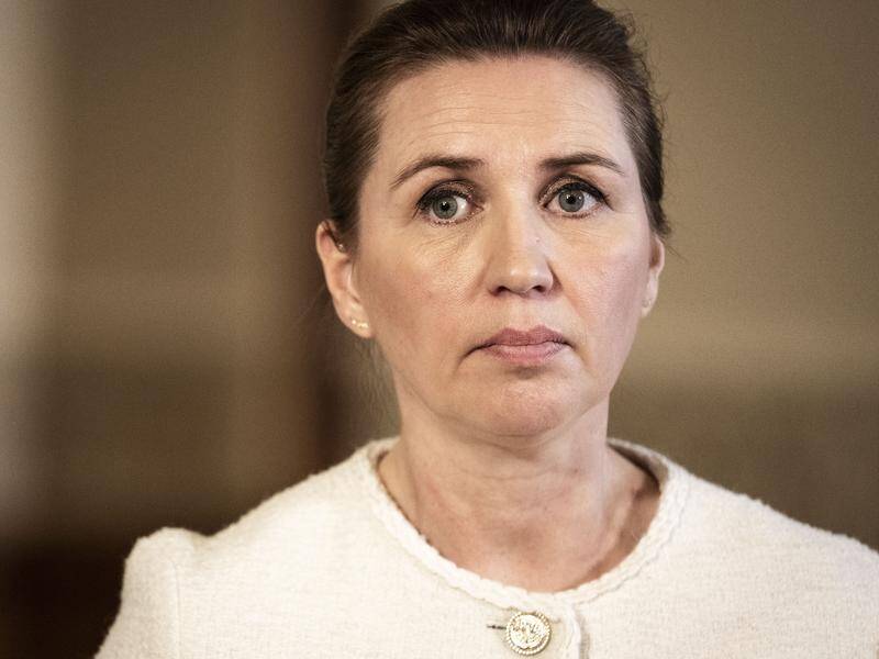 Danish Prime Minister Mette Frederiksen's government says rules have a small effect on free speech. (EPA PHOTO)
