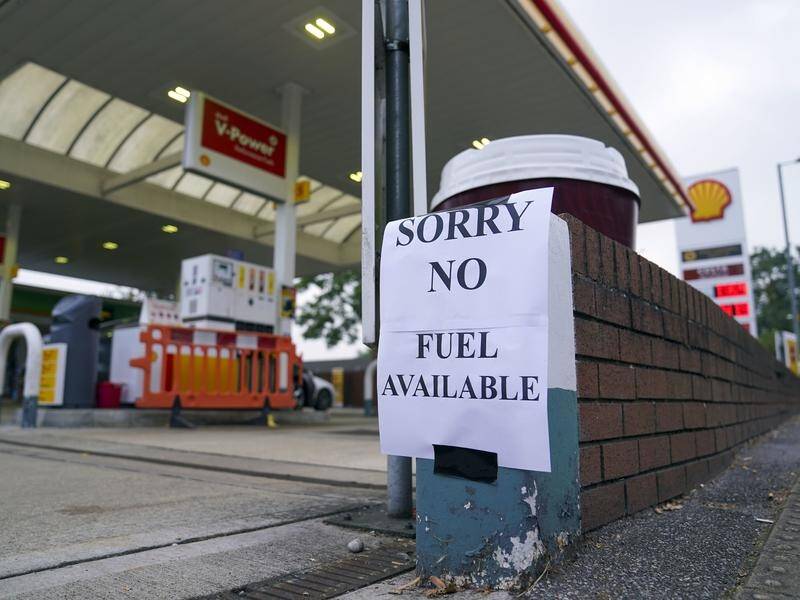 Some petrol stations in England have been forced to close after running out of fuel supplies.