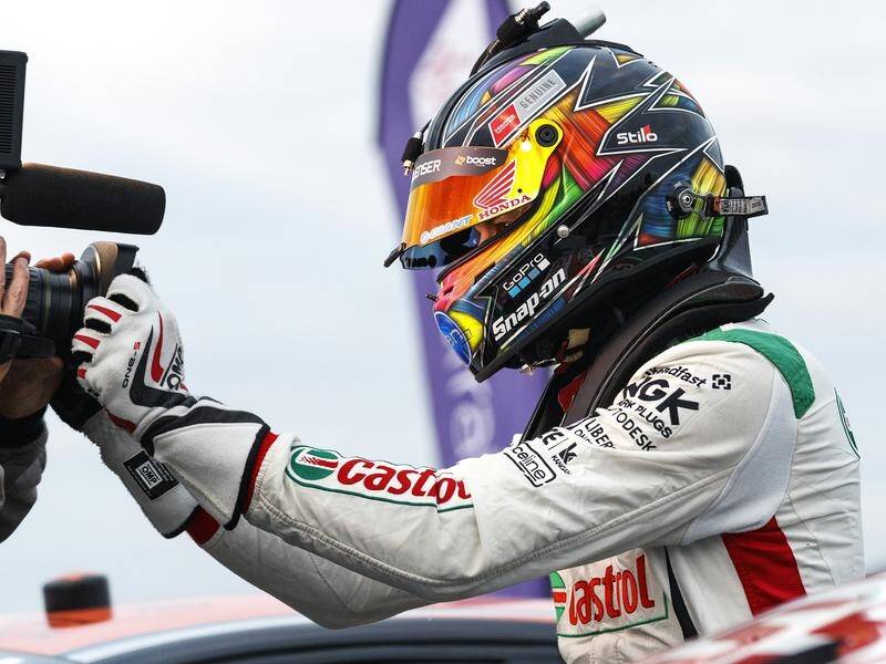 Rick Kelly has grabbed his first Supercars win since 2011, via a Scott McLaughlin mistake at Winton.