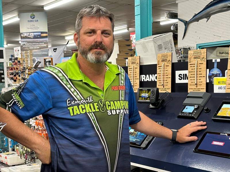 "Even the cost of rubbish bin pick-ups has gone up," WA tackle shop owner Steve Riley says. (HANDOUT/SLING AND STONE PR)