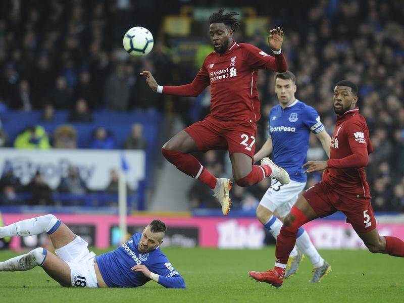 Striker Divock Origi (c) is among Liverpool players who will leave the club later this month.