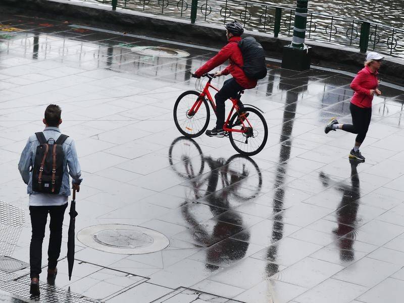 Thunderstorms and strong winds are expected to lash Victoria on Saturday.