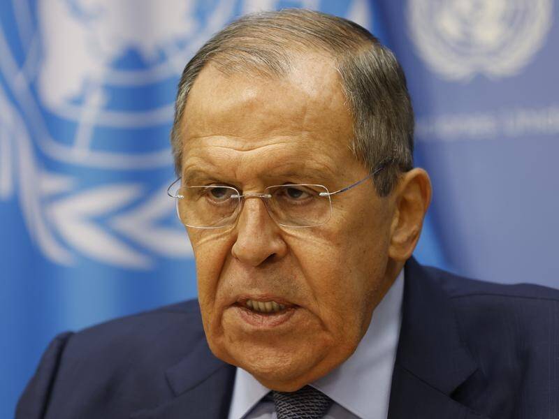 Foreign Minister Sergey Lavrov says Russia hasn't received any serious offers for talks. (AP PHOTO)