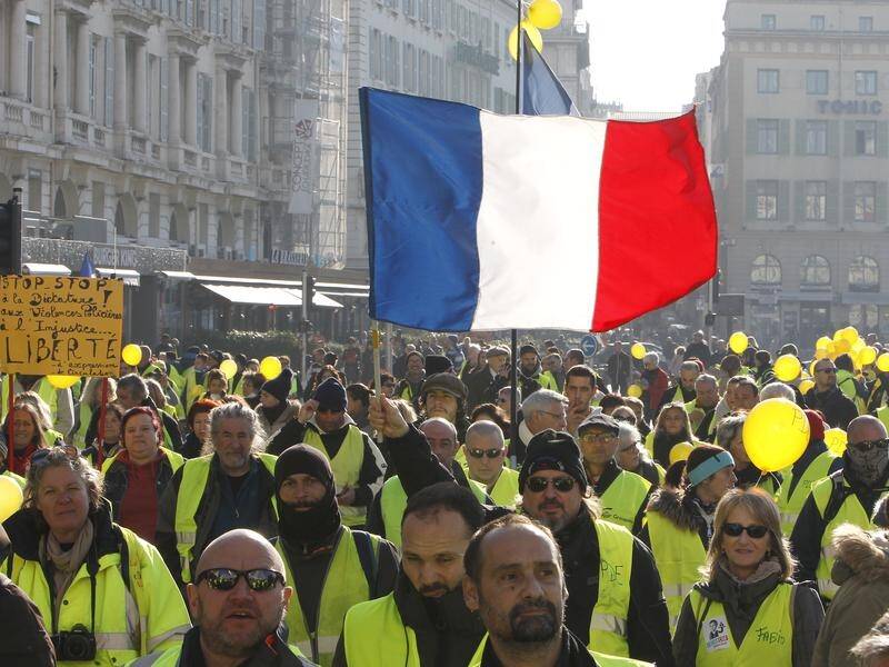 The yellow vest protests are quieter but far from over with a big one planned for New Year's Eve.