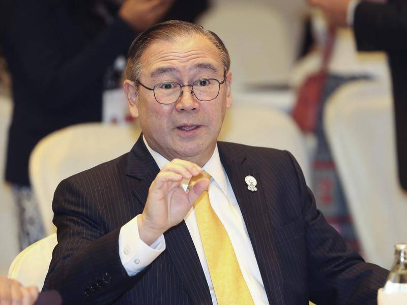 Philippines FM Teodoro Locsin used expletives to demand Chinese vessels leave disputed waters.