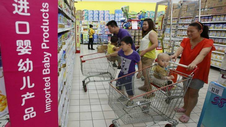 China's love of foreign goods, particularly infant formula and vitamins, is expected to remain strong despite the higher tariffs imposed. Photo: Supplied