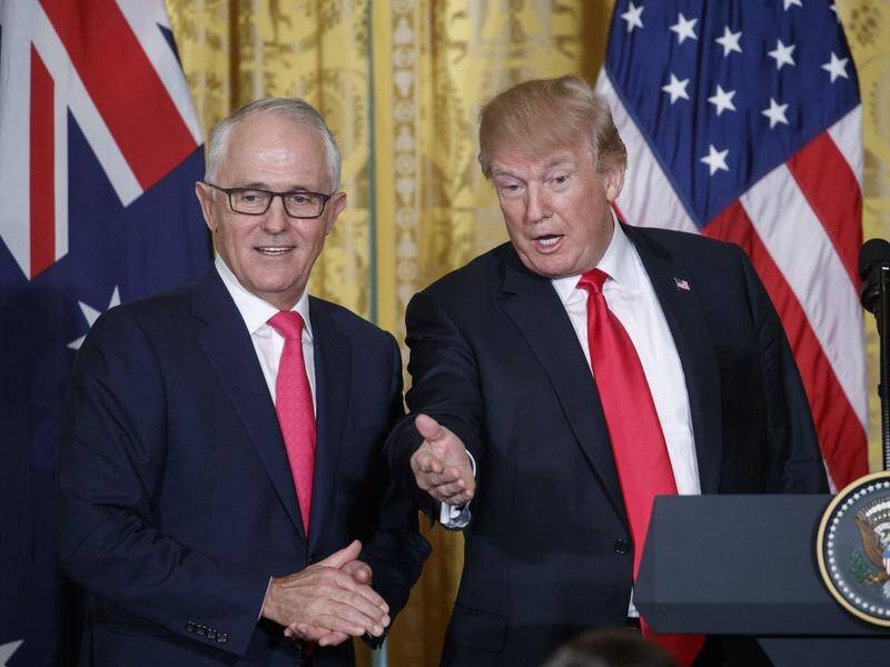 The visit to Australia would be Donald Trump's first as president.