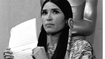 Sacheen Littlefeather says she's been mocked and personally attacked for her 1973 Oscars appearance. (AP PHOTO)