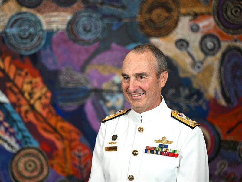 Vice Admiral David Johnston will replace Angus Campbell as Australian Defence Force chief in July. (Lukas Coch/AAP PHOTOS)