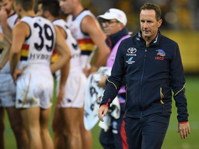Crows coach Don Pyke admits his team's performance against Hawthorn was 'not good enough'.